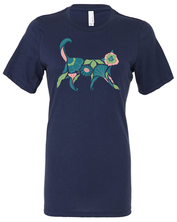 "Cat Colors" - Exclusive Limited Edition Cat Culture Women's Fit T-Shirt by Indi Maverick