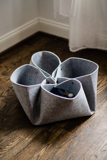 "The Floor Flower" Cat Bed & Cave