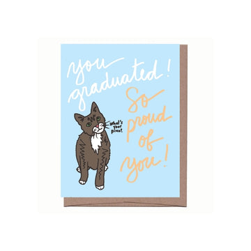 Grad Cat Card