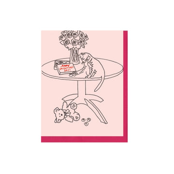 Rude Cat Valentine Card