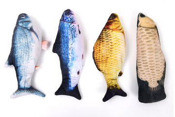 "The Electric Fishy Friend" Motorized Cat Toy Kicker