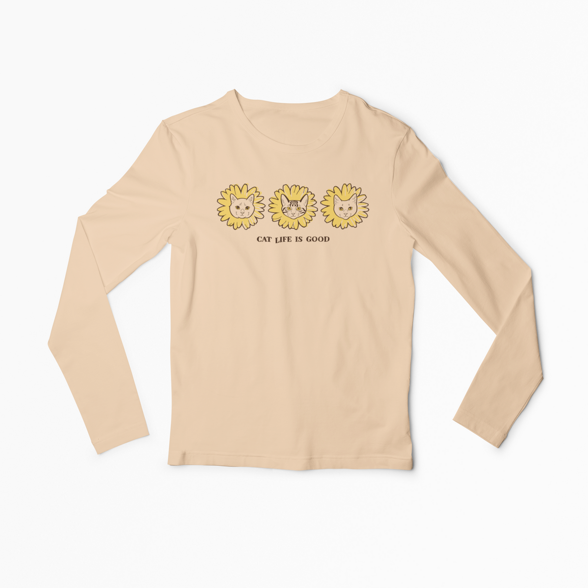 Cat Life is Good Unisex T Shirt by Megan Lynn Kott Cat Culture Market